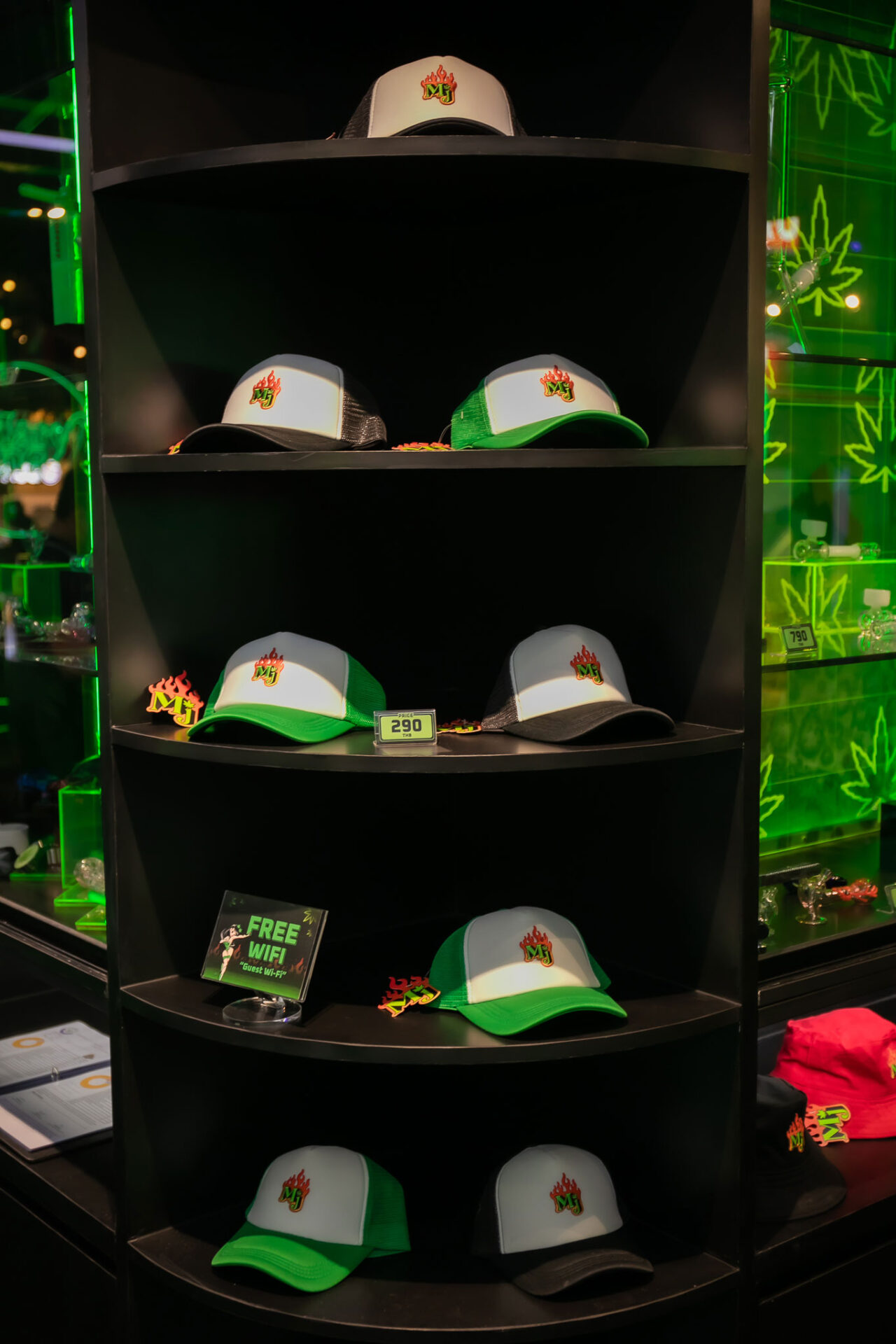 mary jane cannabis store patpong sells trucker hats